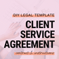Client Service Agreement
