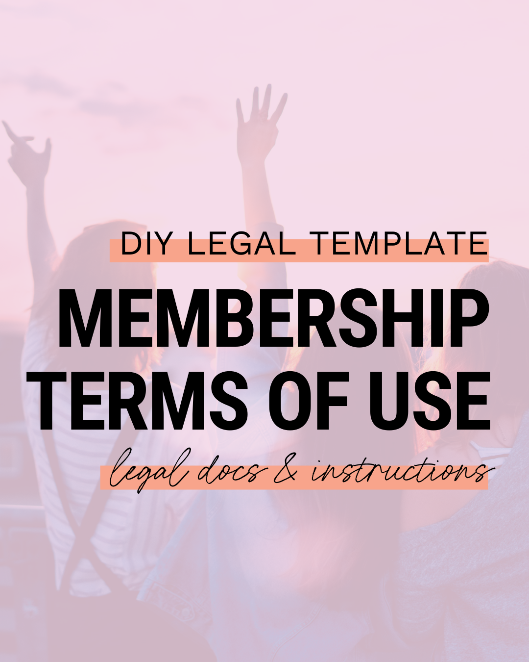 Membership Terms of Use/ TOU Template