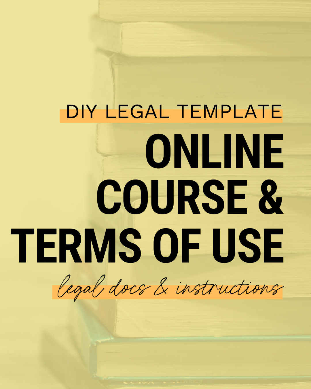 Online Course Terms of Use/TOU Template