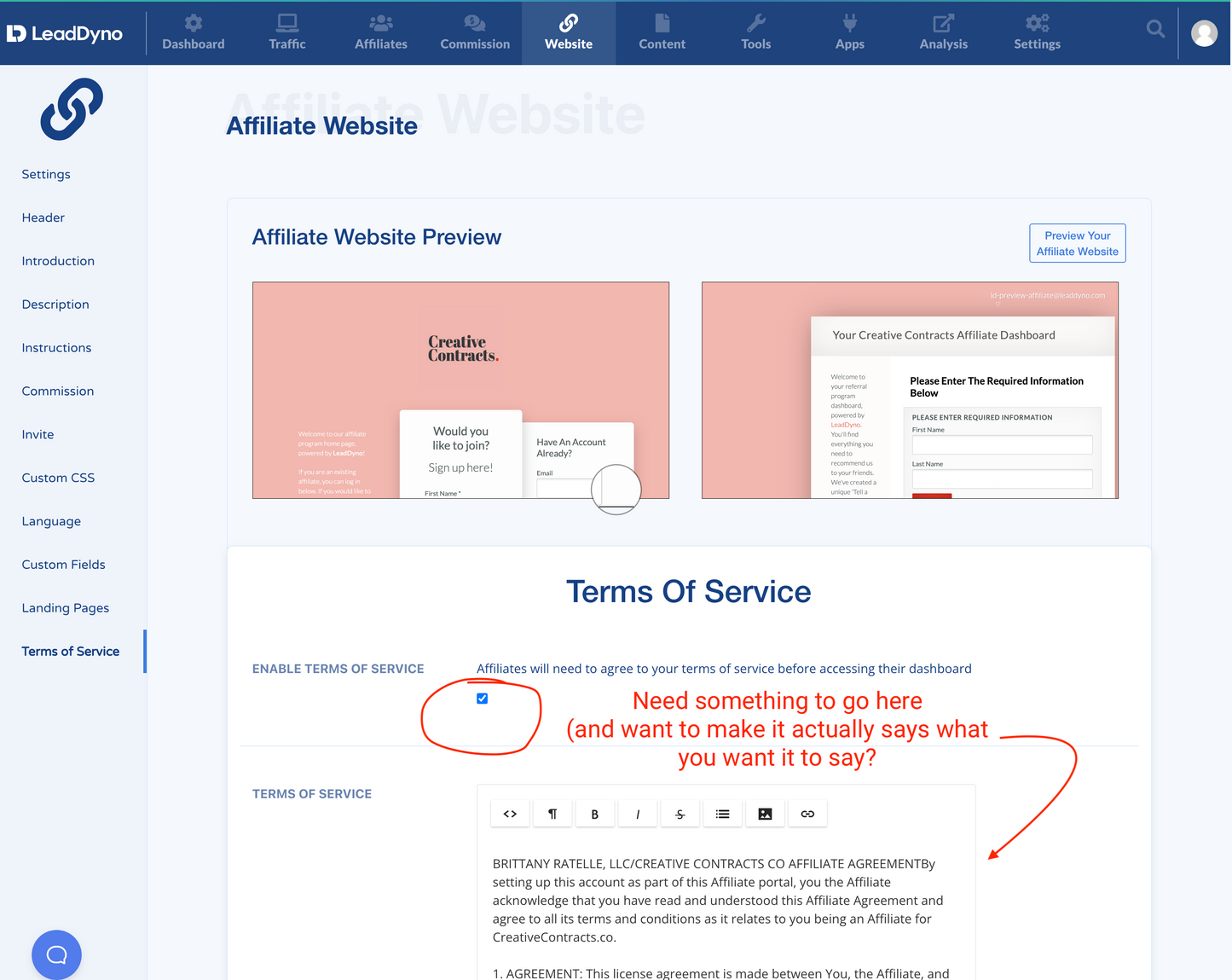 Affiliate Agreement Template