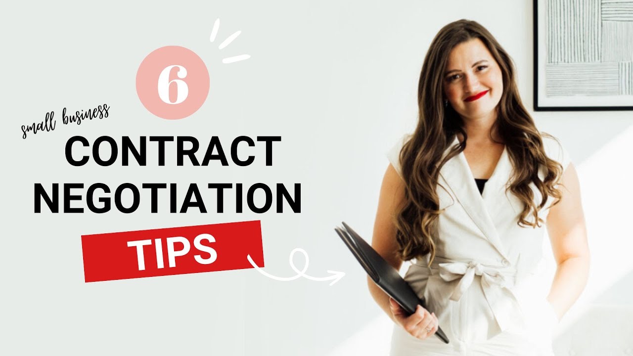 Load video: 6 KEY Contract Negotiation Skills | Redline Your Own Contracts (Advocate For Yourself)