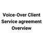 Voice-over Client Service Agreement