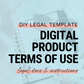 Digital Product Terms of Use