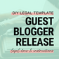 Guest Blogger Release
