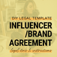 Influencer/Brand Collaboration Agreement