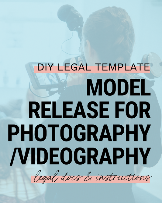 Model Release Bundle for Photography/Videography