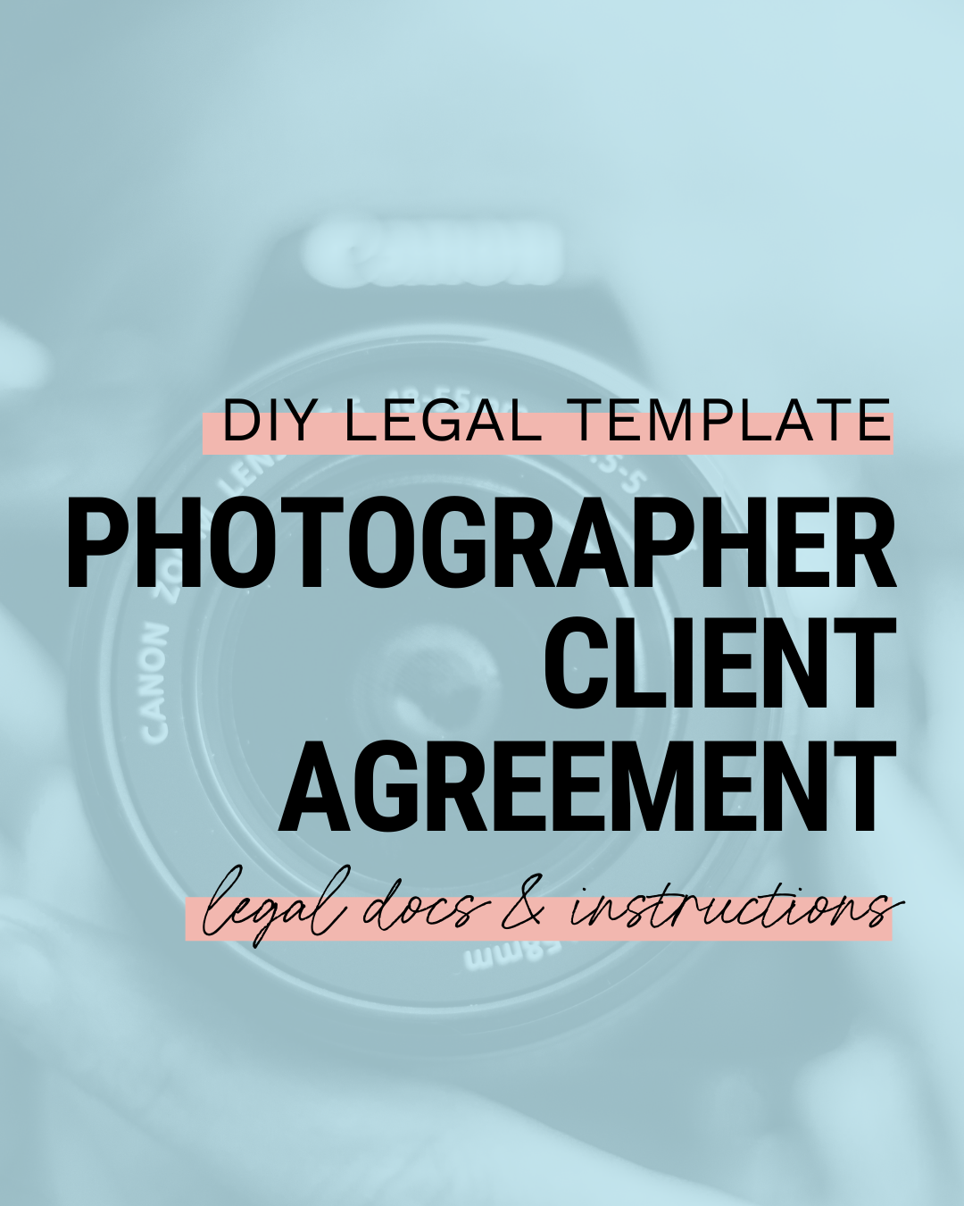 Photographer Client Service Agreement