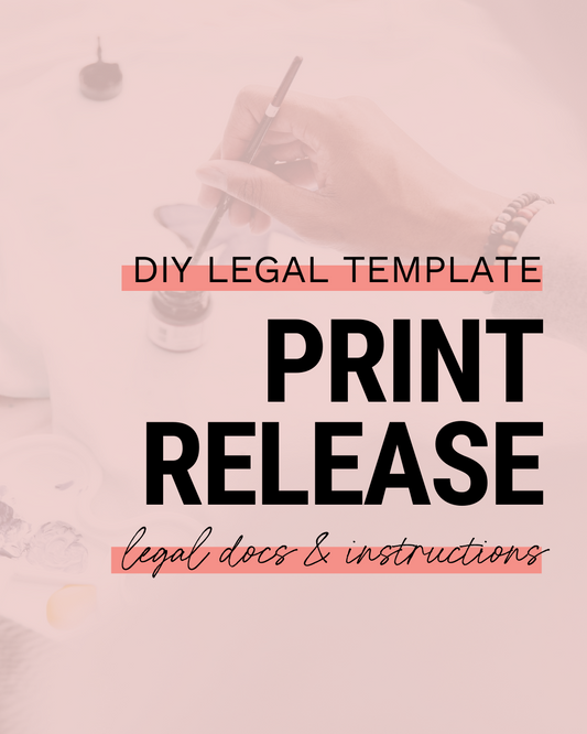 Print Release Template