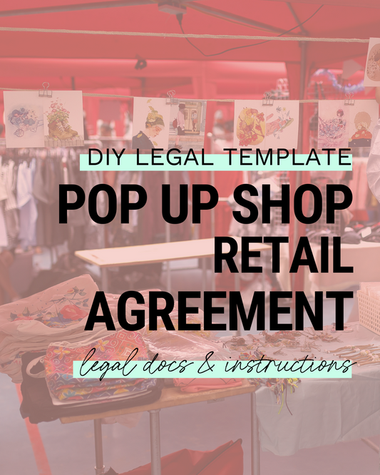Pop-up Shop Retail Agreement