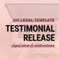 Testimonial Release