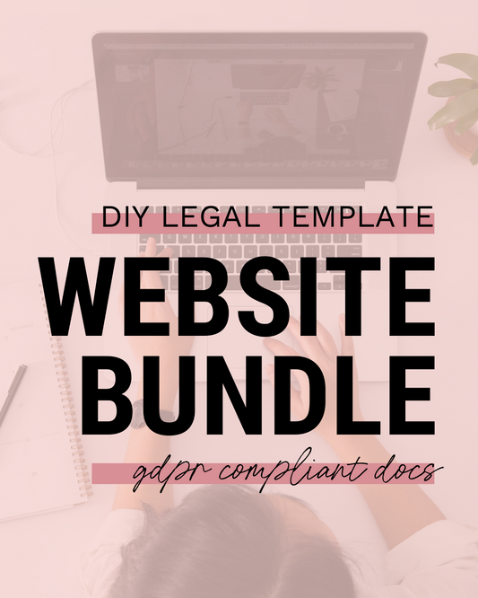 Website Legal Bundle: Privacy Policy, Terms and Disclaimers/Disclosures