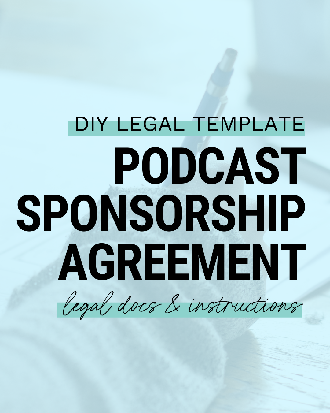 Podcast Sponsorship Agreement Template Creative Contracts